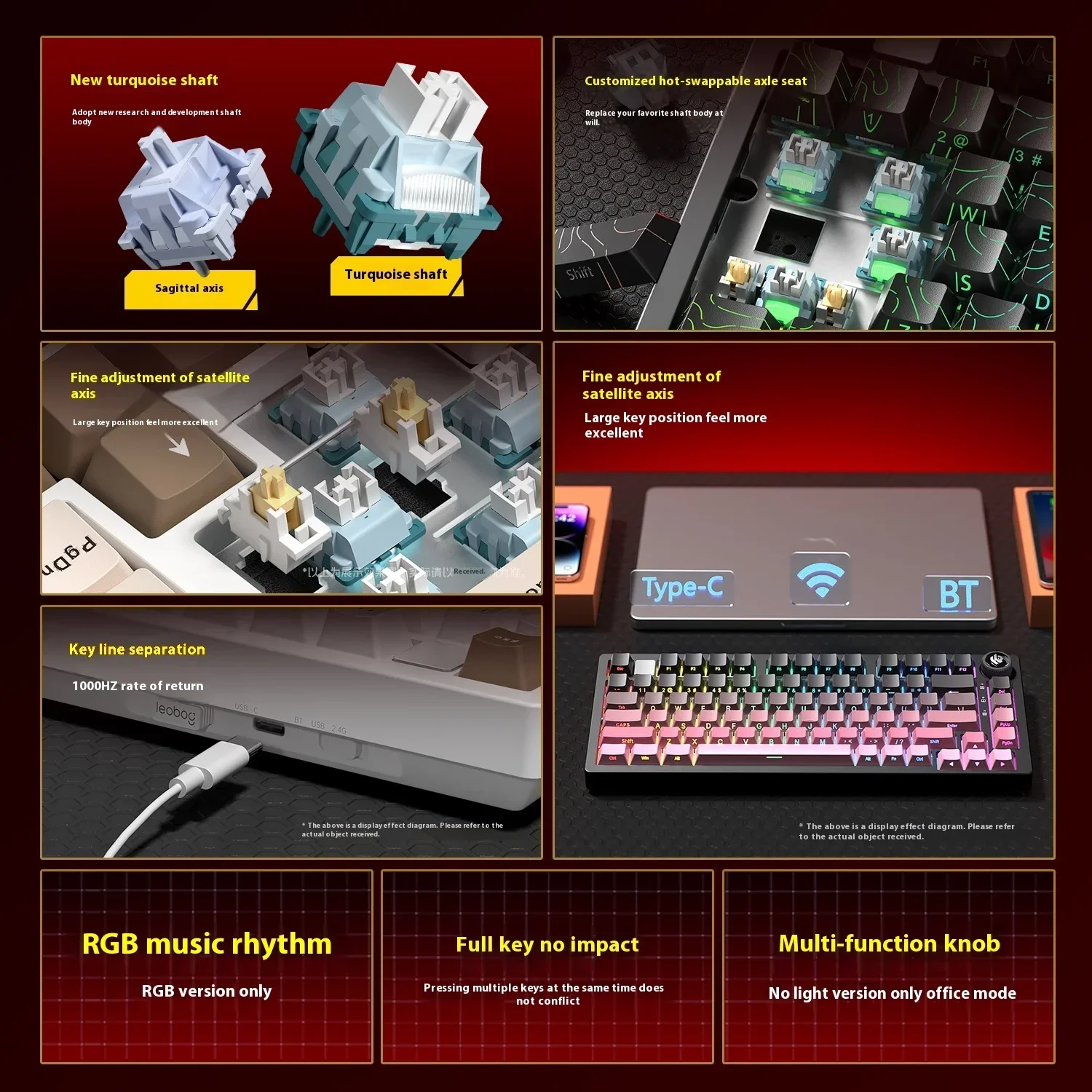 New Colors LEOBOG Hi75 Hi75C H - Pc Gaming Orange ulasan dan harga