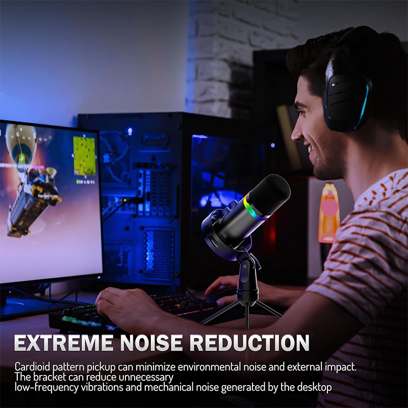 USB Gaming Microphone with Boo - Gaming Microphone ulasan dan harga