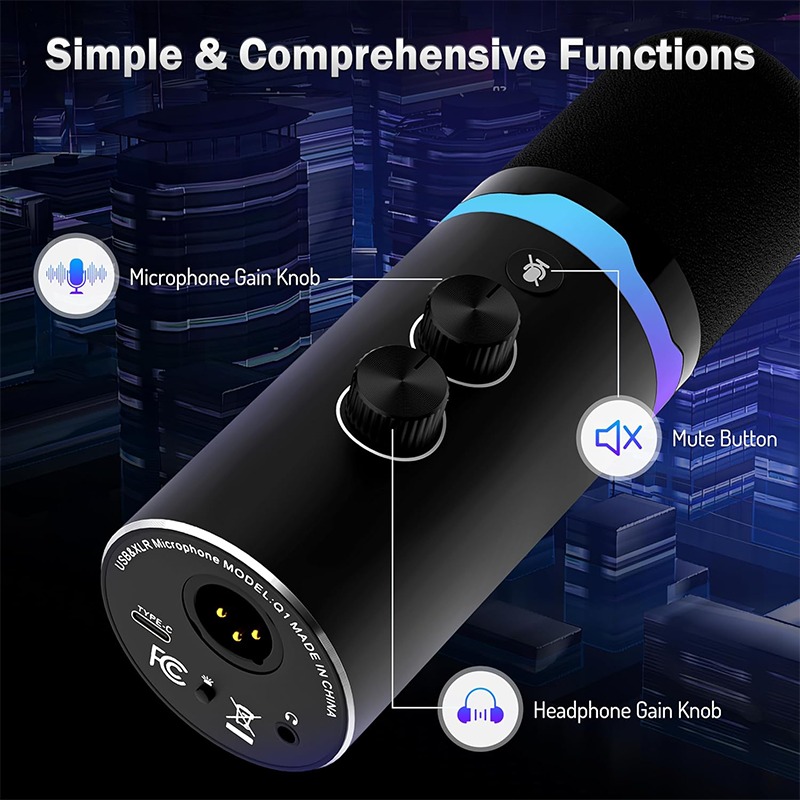USB Gaming Microphone with Boo - Gaming Microphone ulasan dan harga
