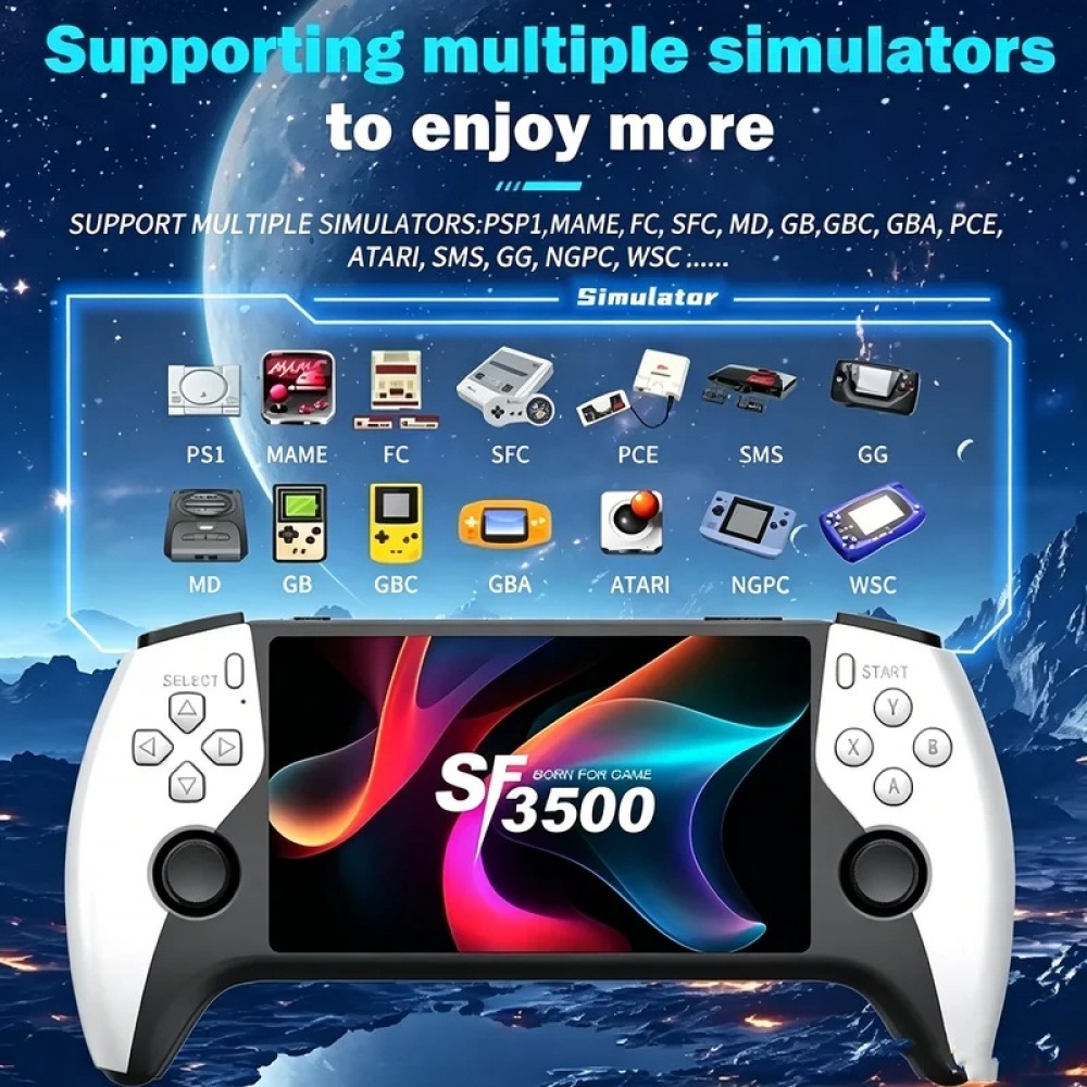 SF3500 5 inch Handheld Game Co - Pc Gaming Emulator ulasan dan harga