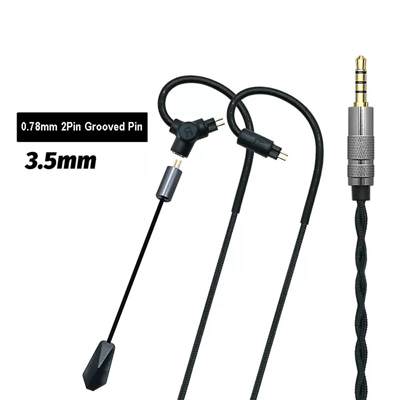 0.78 QDC MMCX Gaming Earphone  - Gaming Microphone ulasan dan harga