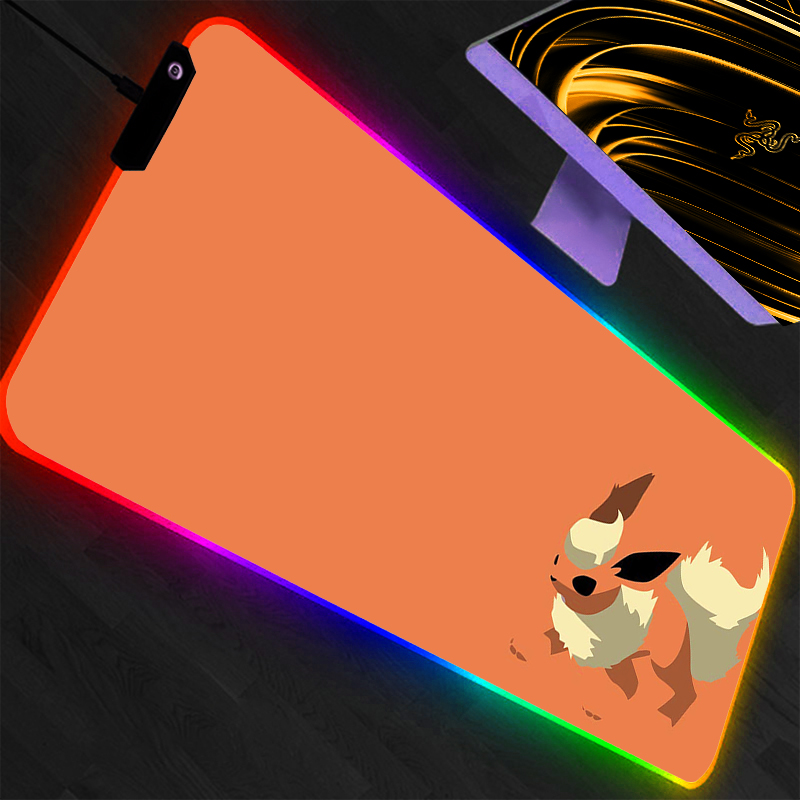 LED Mouse Pad Pokemon Pikachu  - Rgb Mousepad ulasan dan harga